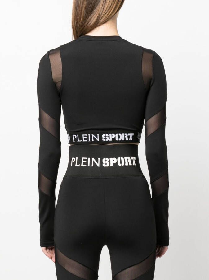 Plein Sport Top met uitgesneden detail Zwart