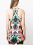 Plein Sport Tanktop met bloemenprint Zwart - Thumbnail 4