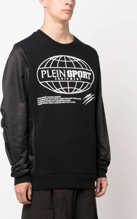 Plein Sport Katoenen sweater Zwart