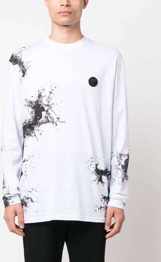 Plein Sport Sweater met print Wit