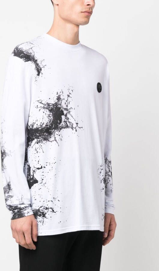 Plein Sport Sweater met print Wit