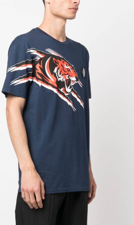 Plein Sport T-shirt met print Blauw