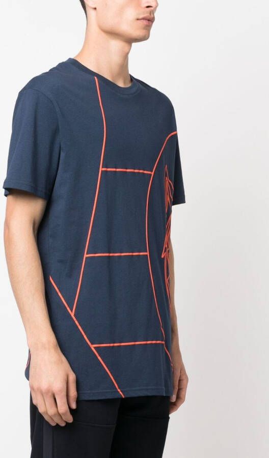 Plein Sport T-shirt met print Blauw