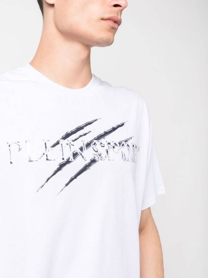 Plein Sport T-shirt met print Wit