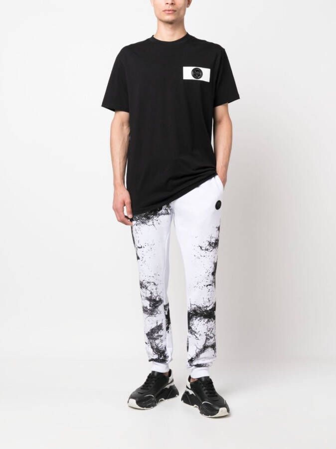 Plein Sport T-shirt met grafische print Zwart