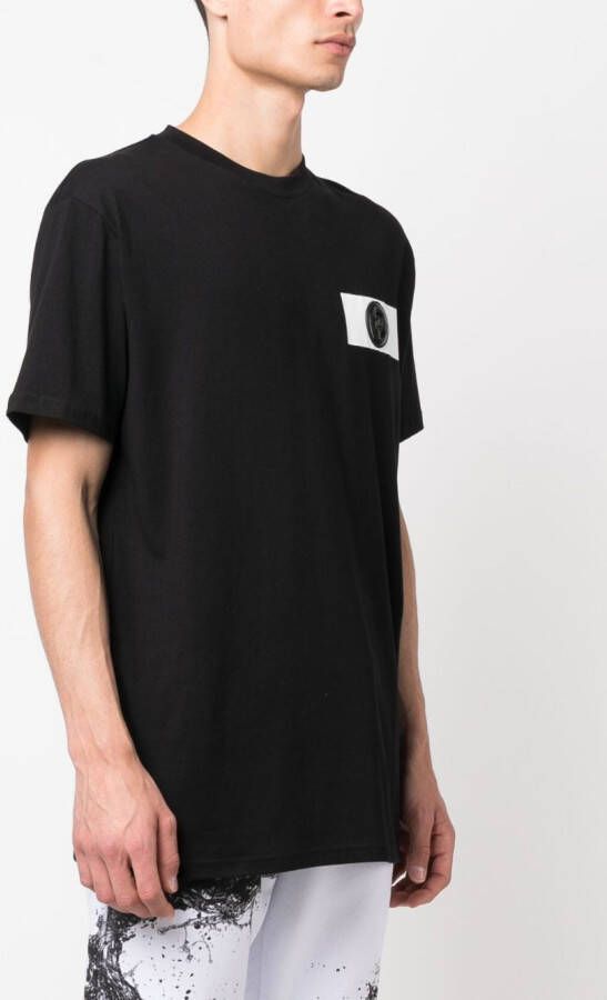 Plein Sport T-shirt met grafische print Zwart