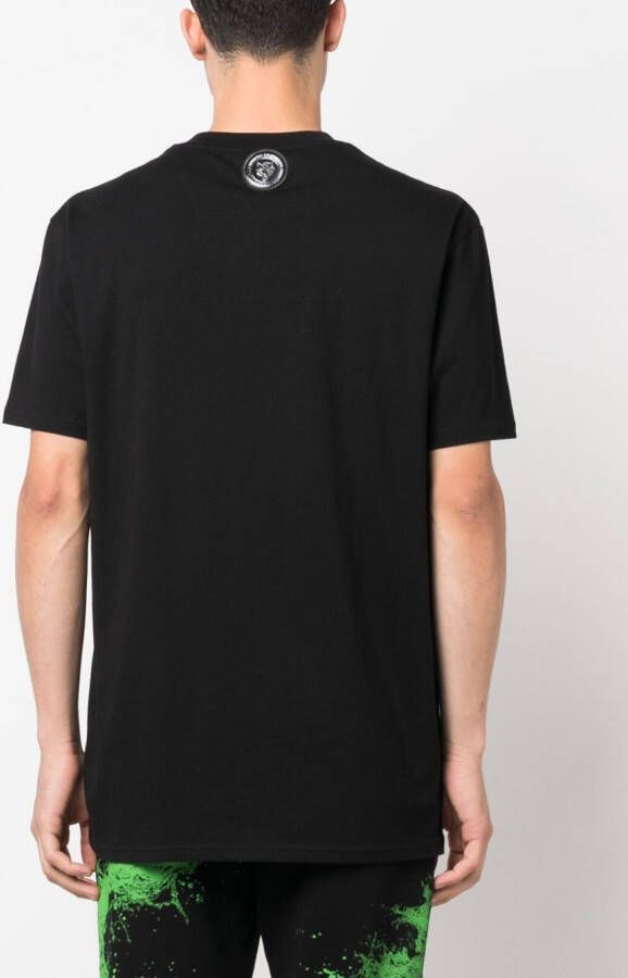 Plein Sport T-shirt met print Zwart
