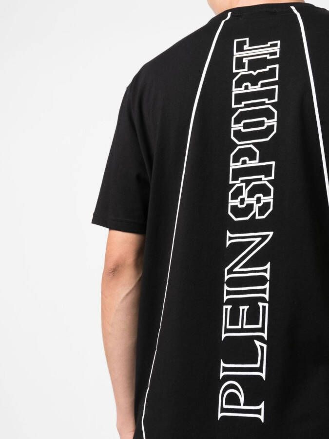 Plein Sport T-shirt met print Zwart
