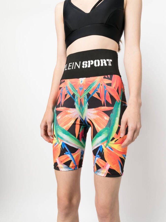 Plein Sport Shorts met print Zwart