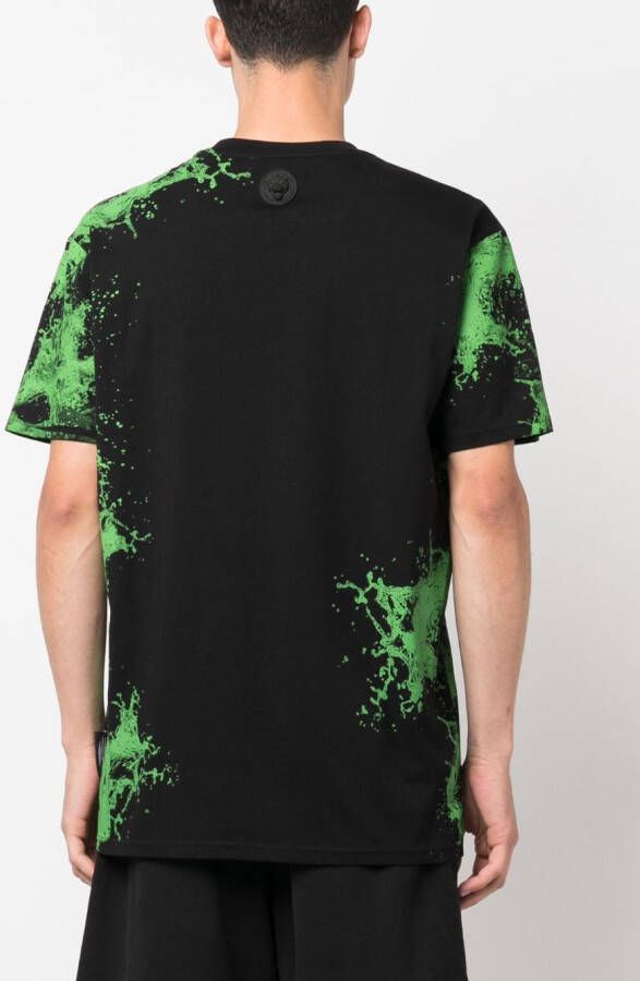 Plein Sport T-shirt met print Zwart