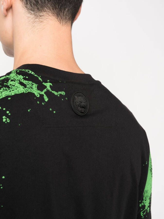 Plein Sport T-shirt met print Zwart