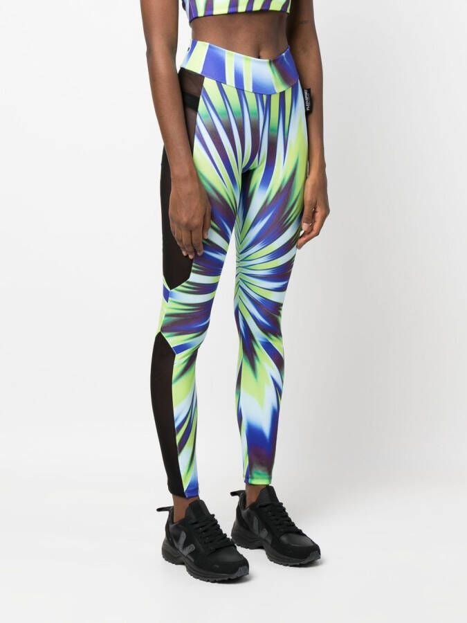 Plein Sport High waist legging Groen