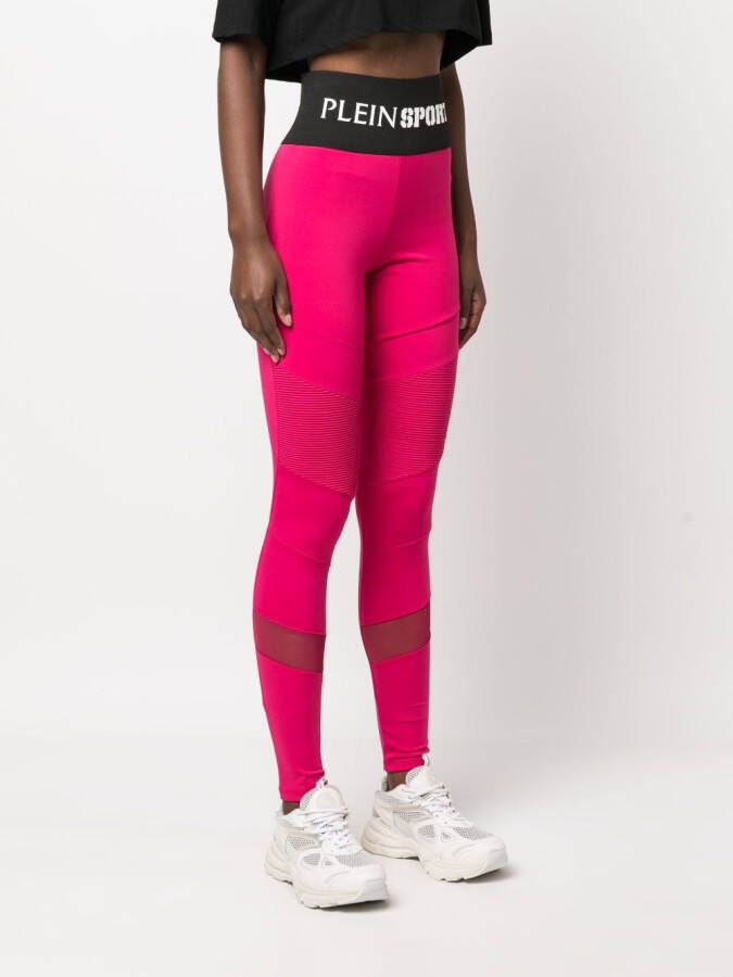 Plein Sport High waist legging Roze