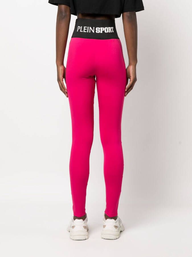 Plein Sport High waist legging Roze