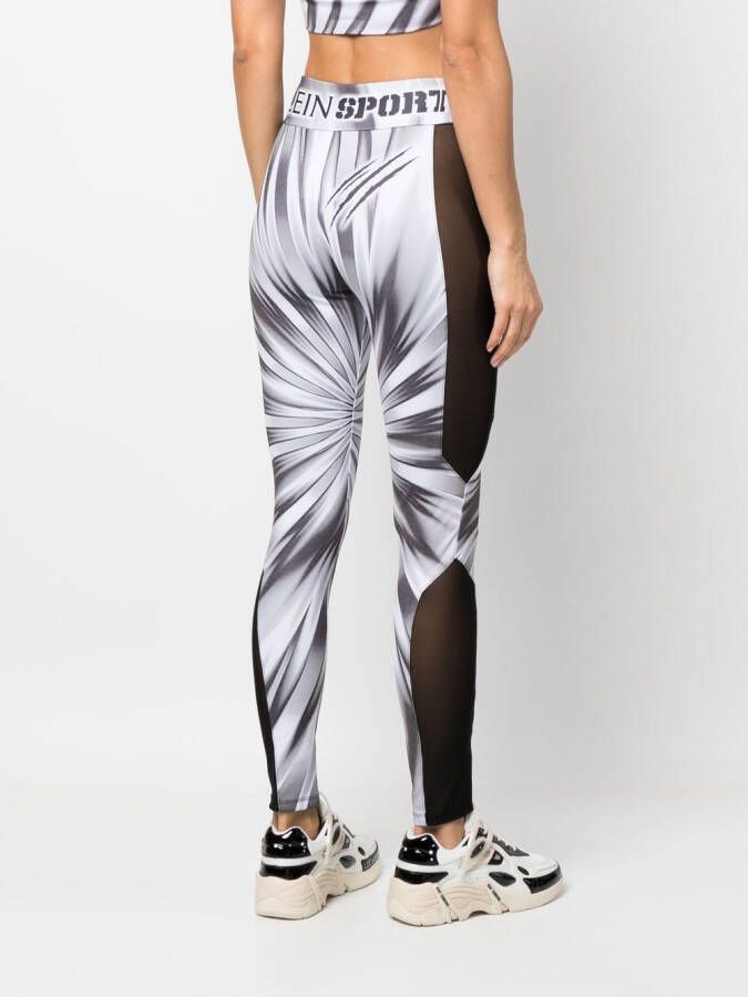 Plein Sport High waist legging Wit