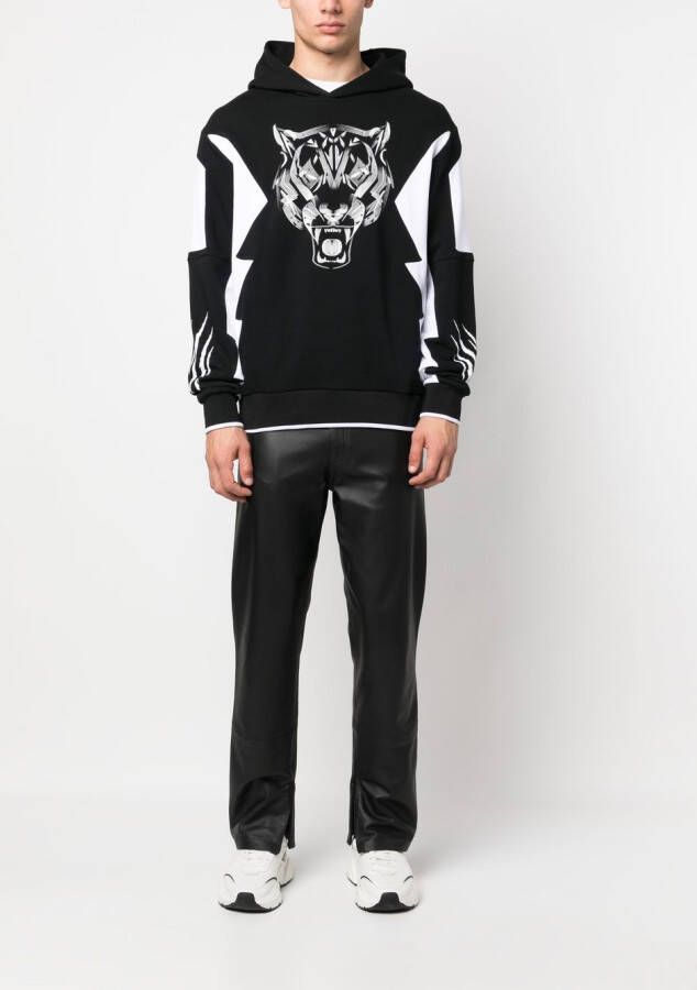 Plein Sport Hoodie met lange mouwen Zwart