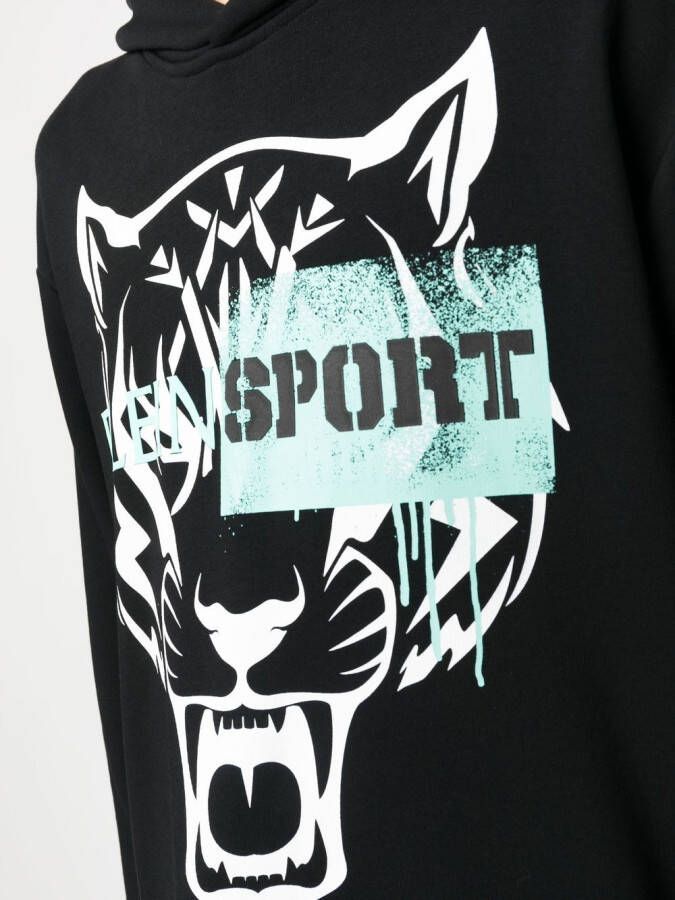 Plein Sport Hoodie met lange mouwen Zwart