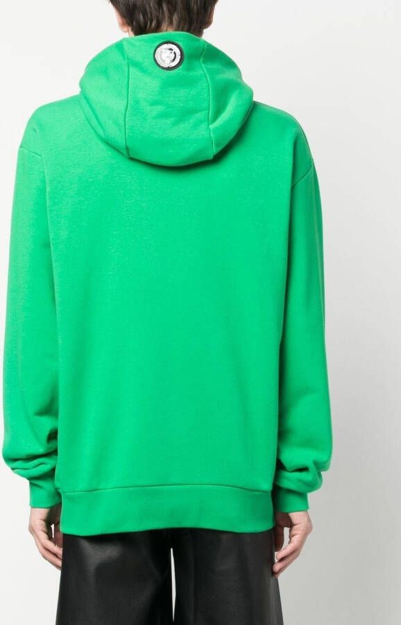 Plein Sport Hoodie met logoprint Groen