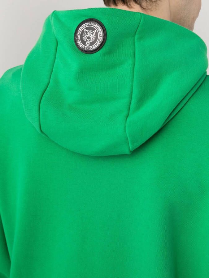 Plein Sport Hoodie met logoprint Groen