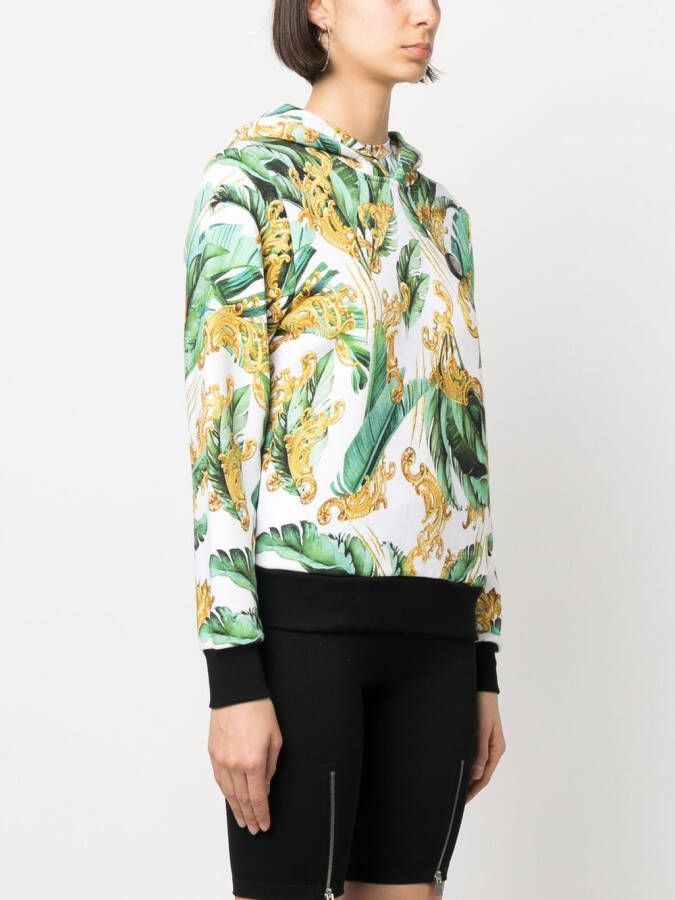 Plein Sport Hoodie met logoprint Wit