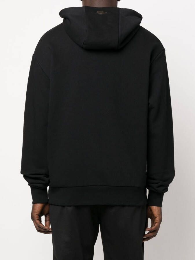 Plein Sport Hoodie met logoprint Zwart