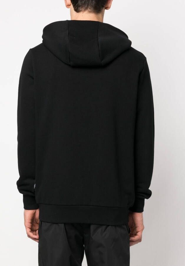 Plein Sport Hoodie met rits Zwart