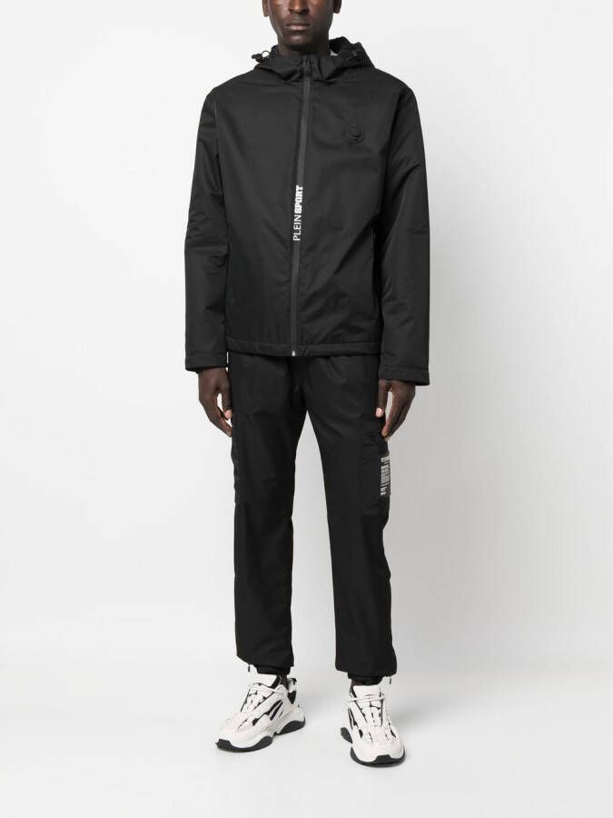 Plein Sport Jack met capuchon Zwart