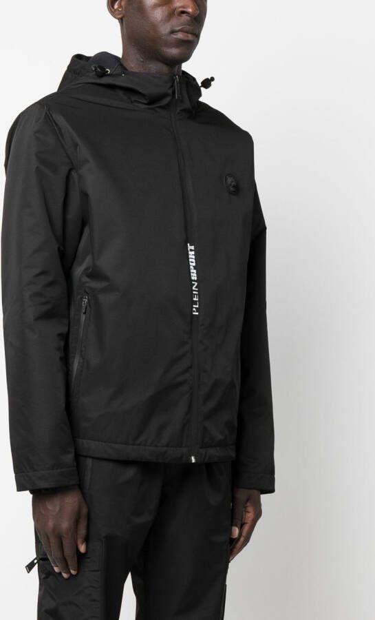 Plein Sport Jack met capuchon Zwart
