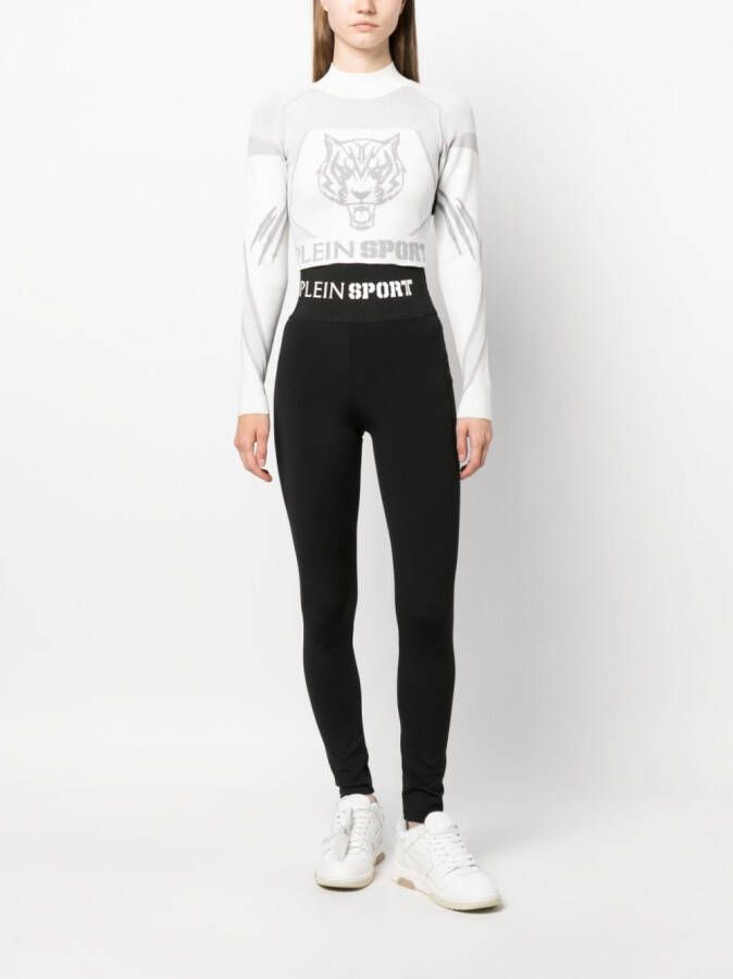 Plein Sport Cropped top Wit