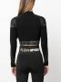 Plein Sport Cropped top Zwart - Thumbnail 4