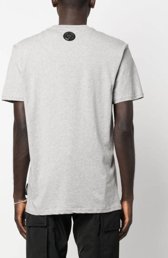Plein Sport Katoenen T-shirt Grijs