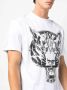 Plein Sport Katoenen T-shirt Wit - Thumbnail 5