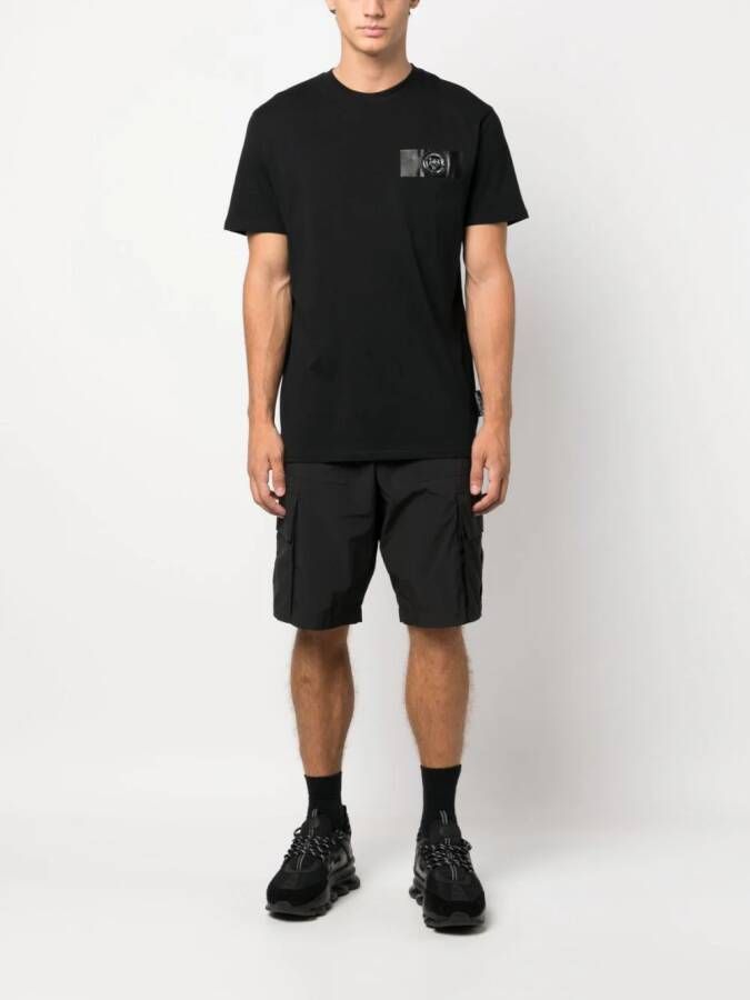 Plein Sport Katoenen T-shirt Zwart
