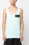Plein Sport Tanktop met logopatch Groen - Thumbnail 3