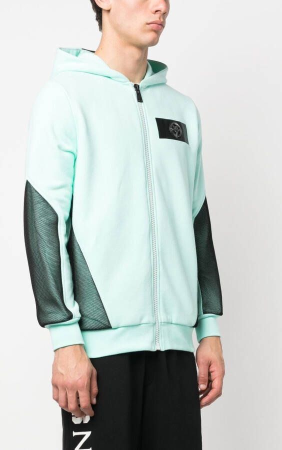 Plein Sport Hoodie met logopatch Groen