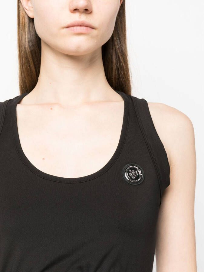 Plein Sport Katoenen tanktop Zwart