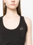 Plein Sport Katoenen tanktop Zwart - Thumbnail 5