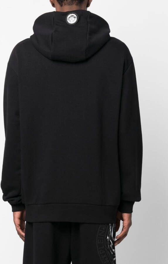 Plein Sport Hoodie met logoprint Zwart