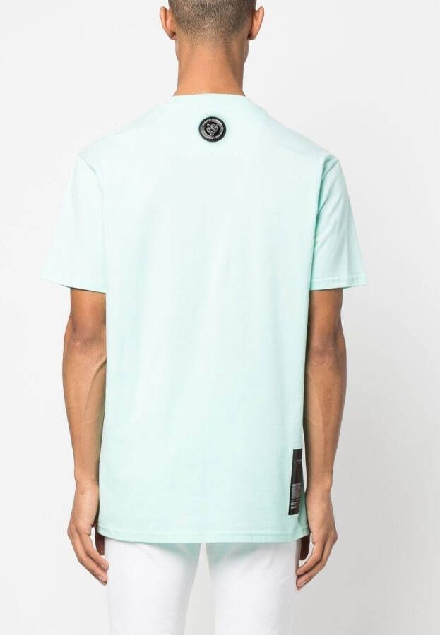 Plein Sport T-shirt met logoprint Groen