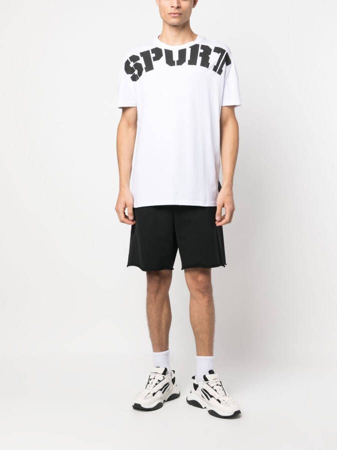 Plein Sport T-shirt met logoprint Wit