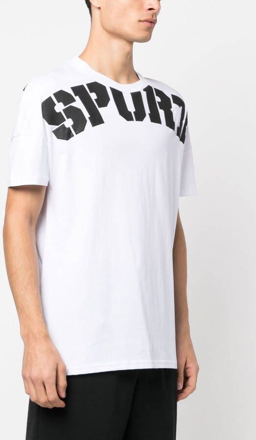 Plein Sport T-shirt met logoprint Wit