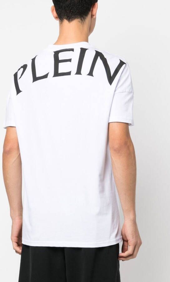 Plein Sport T-shirt met logoprint Wit