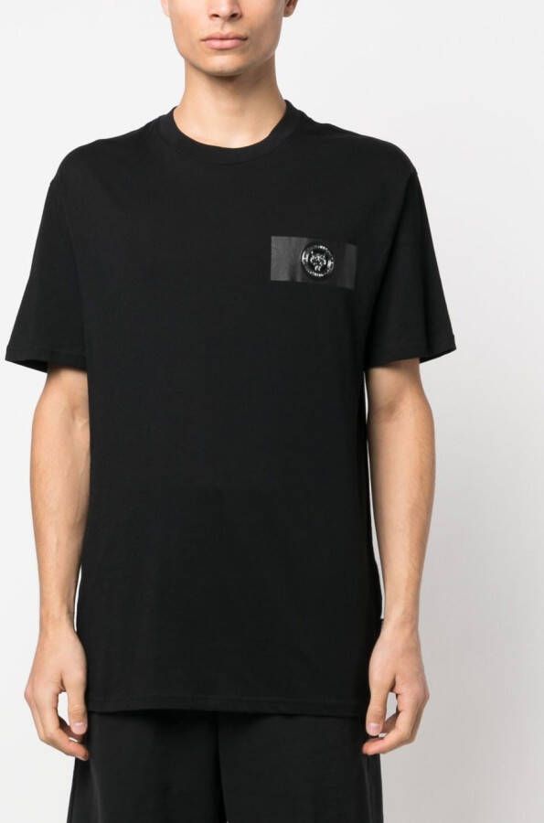 Plein Sport T-shirt met logoprint Zwart