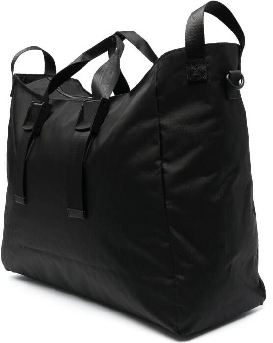 Plein Sport Shopper met logoprint Zwart