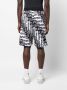 Plein Sport Trainingsshorts met logoprint Zwart - Thumbnail 4