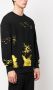 Plein Sport Sweater met verfspatten Zwart - Thumbnail 4