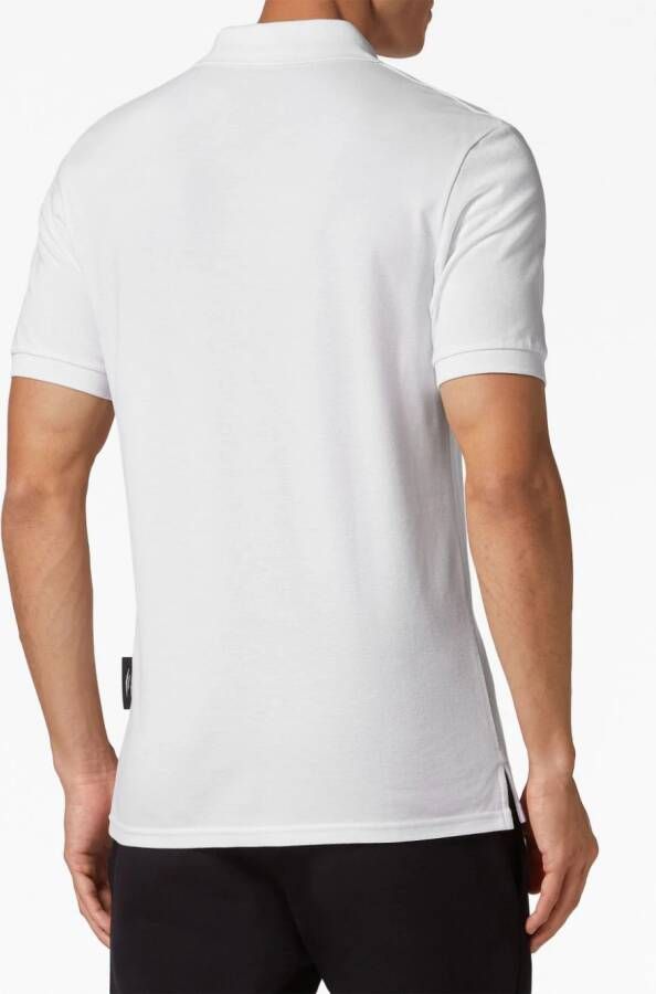 Plein Sport Poloshirt met logoplakkaat Wit