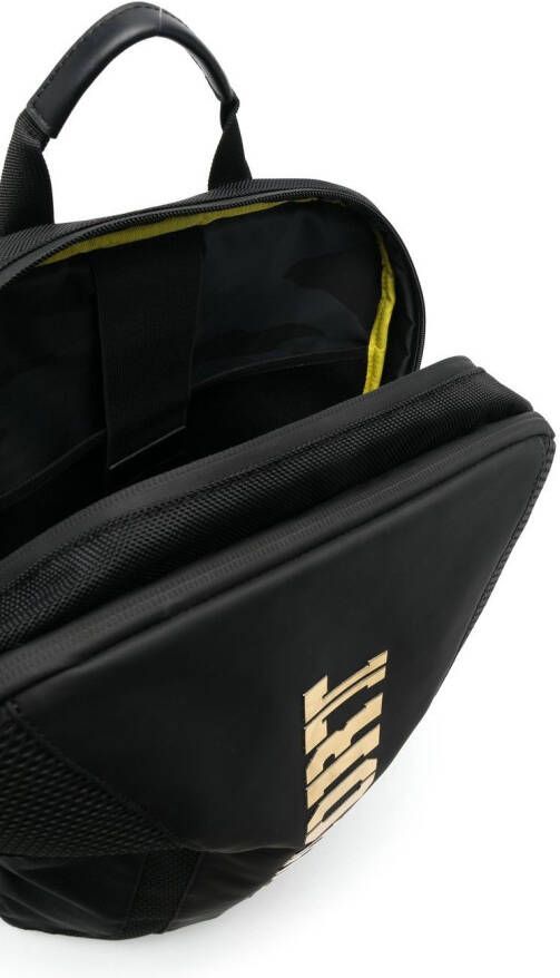 Plein Sport Rugzak met logoprint Zwart