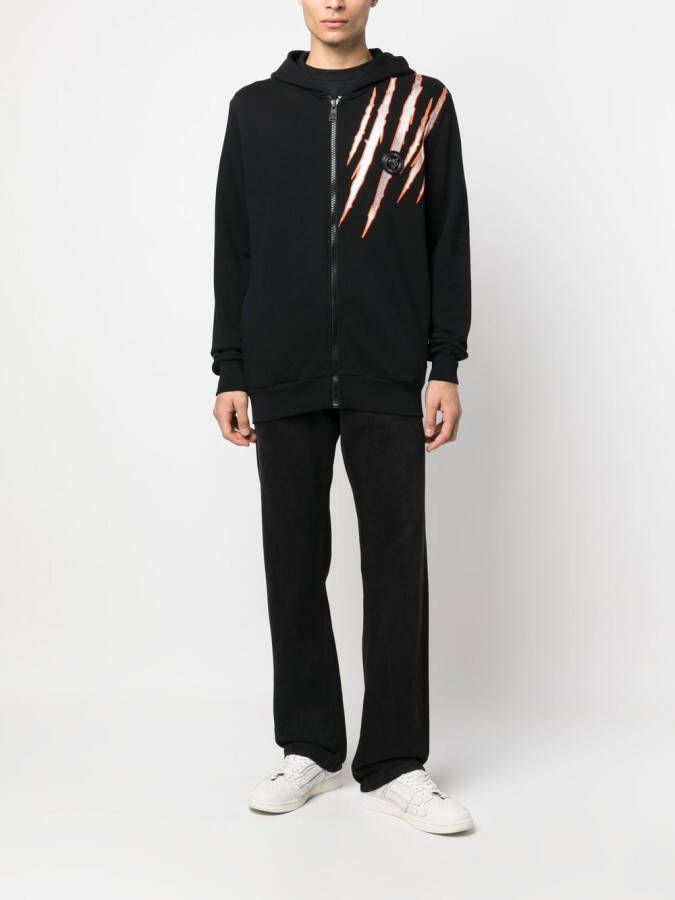 Plein Sport Hoodie met lange mouwen Zwart
