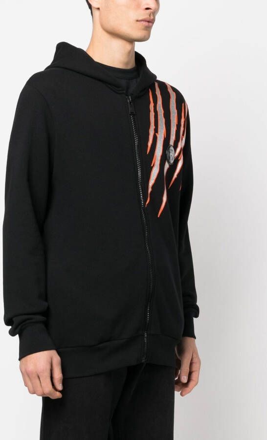 Plein Sport Hoodie met lange mouwen Zwart